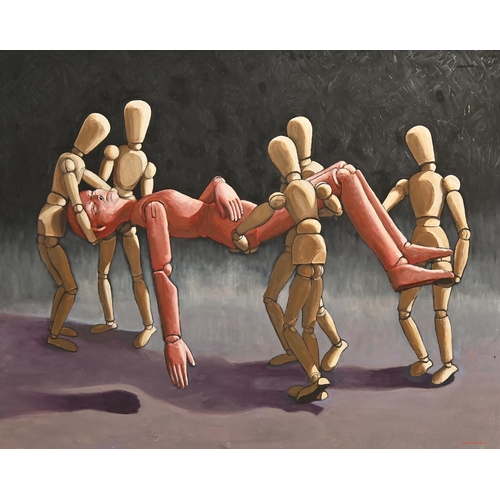 473 - Derek Carruthers (1935-2021) - Untitled (lay figures), signed, dated May-June, Oct 1993, Mar 1995 ve... 