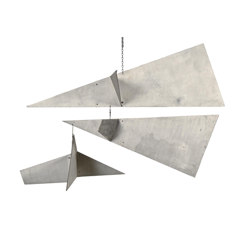 637 - Derek Carruthers (1935-2021) - Interfusion XIII: Mobile Construction with Triangular Shapes, 1961-63... 