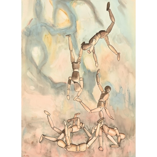 654 - Derek Carruthers (1935-2021) - Balancing Act and other subjects (lay figures), five, three signed, w... 