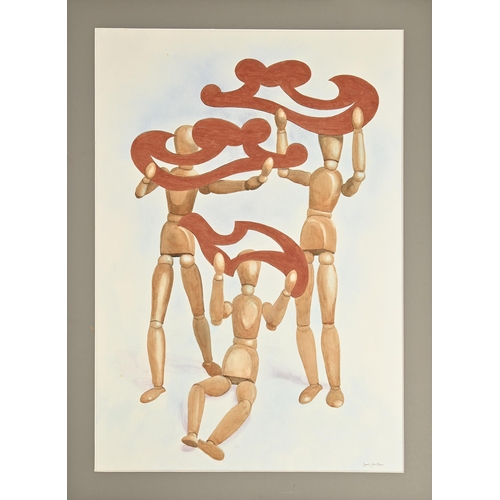 661 - Derek Carruthers (1935-2021) - Various subjects (lay figures), four, two signed, all signed and vari... 