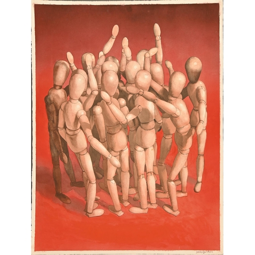 668 - Derek Carruthers (1935-2021) - Applause and other subjects, titled or untitled (lay figures), 22, si... 