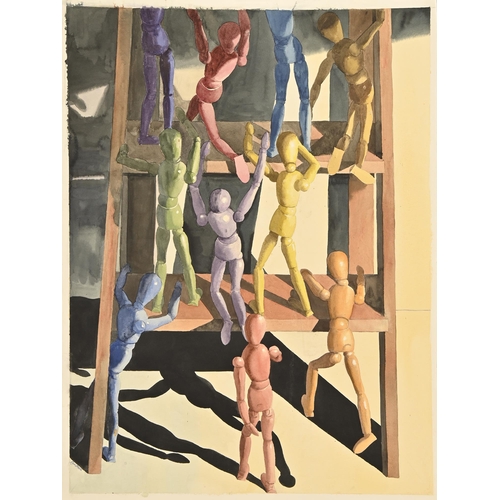 672 - Derek Carruthers (1935-2021) - Flagellation after Piero della Francesca and other subjects, titled a... 