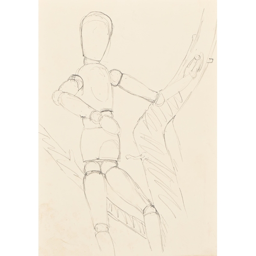 677 - Derek Carruthers (1935-2021) - Untitled (lay figures), 80, signed or signed verso, dated 2003 and ci... 