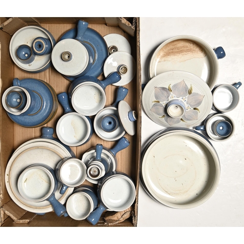 806 - Denby-type dinner and tea ware, various