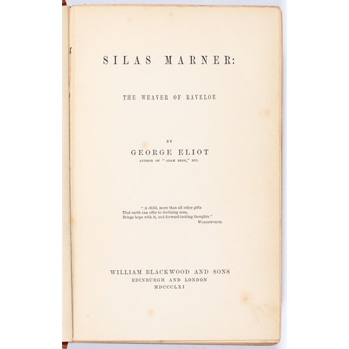 84 - Eliot (George), i.e. [Evans (Mary Ann/Marian)], Silas Marner: The Weaver of Ravloe, first edition, E... 