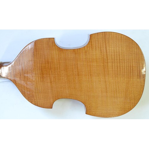 877 - A German viola da gamba, Eugen Sprenger, Frankfurt, dated 1961, length of back 42cm, hard case... 