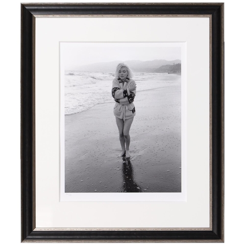 1052 - George Barris (1922-2016) - [Marilyn Monroe] Lost in Thought, Santa Monica Beach, 1962, Giclee print... 