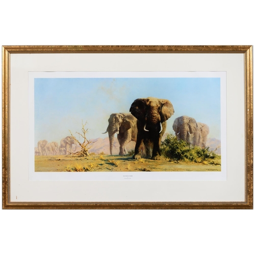 1073 - David Shepherd OBE, FRSA (1931-2017) - The Ivory is Theirs; Serengeti, two, reproductions printed in... 