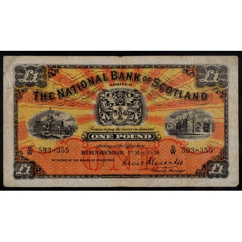 463 - Scotland, Pound Notes, Union Bank, 1940 P/8 181032 crisp uncirculated, 41, 42, 44, 47, 52, 55, 56, F... 