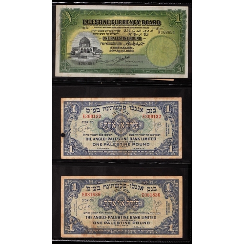 476 - Palestine Mandate, Pound Notes, Palestine Currency Board, 20th April 1939, N268654, nice crisp note,... 