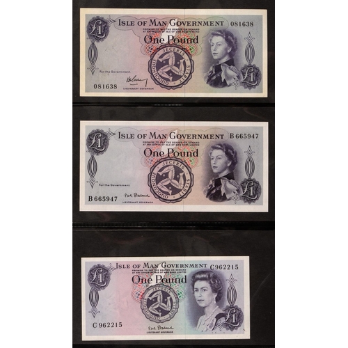 483 - Isle of Man, Pound Notes, Lloyd's Bank, unissued remainder uncirculated; Martin's Bank, 1959 225139,... 