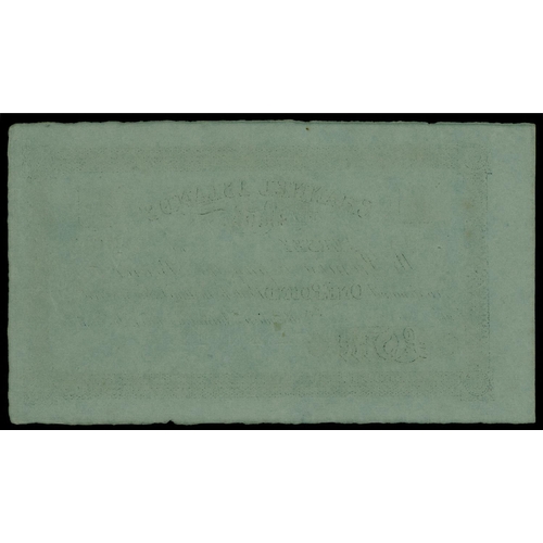 485 - Jersey, Pound Note, Channel Islands Bank, 18--, E615, light blue, unsigned, unissued, almost EF... 