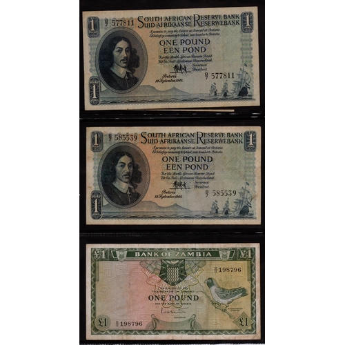 491 - South Africa, Pound Notes, South African Reserve Bank, George VI, 1938 A/84, 1942 A/123, 1944 A/138,... 