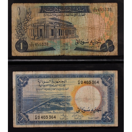 503 - Pound Notes, Sudan (22); Syria (9); South Arabian Currency Authority £1 (One Dinar) 2 consecut... 