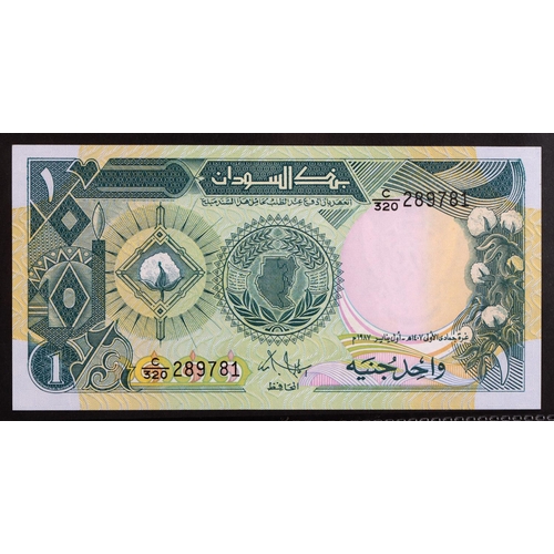 503 - Pound Notes, Sudan (22); Syria (9); South Arabian Currency Authority £1 (One Dinar) 2 consecut... 