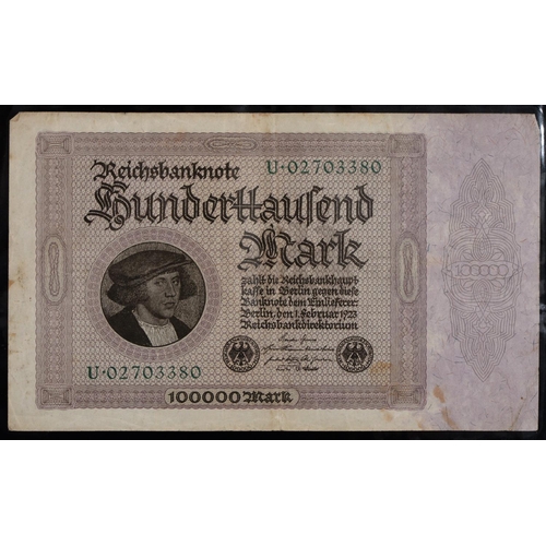 510 - Banknotes, World, including China, Cuba, France, Germany, India, Iran, Pakistan, Poland, Russia, Zim... 