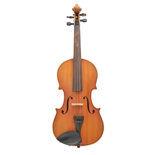 882 - A violin, Kiso Suzuki Violin Co Ltd, 1972, length of back 35.5cm, cased