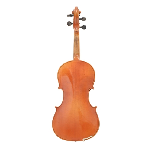 882 - A violin, Kiso Suzuki Violin Co Ltd, 1972, length of back 35.5cm, cased