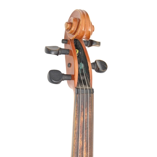 882 - A violin, Kiso Suzuki Violin Co Ltd, 1972, length of back 35.5cm, cased