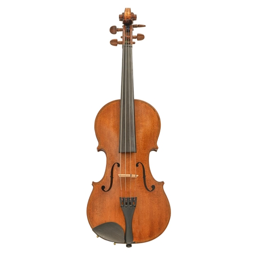 885 - A violin, early 20th c, length of back 35.5cm