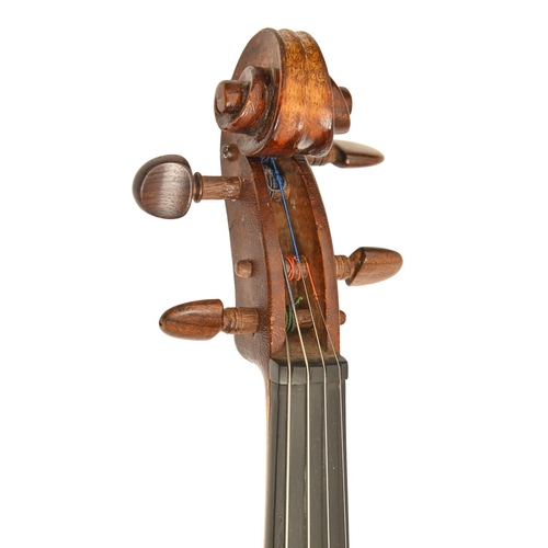 885 - A violin, early 20th c, length of back 35.5cm