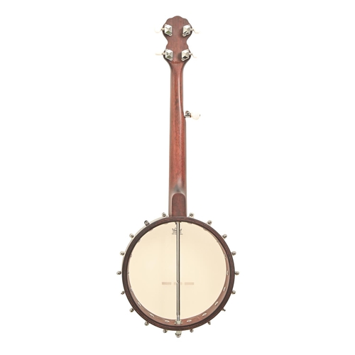 888 - An Ashbury / Remo banjo, cased