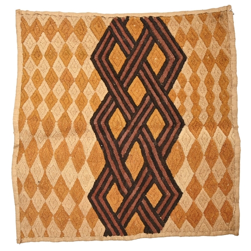 911 - A Kasai woven hanging, approximately 65 x 65cm