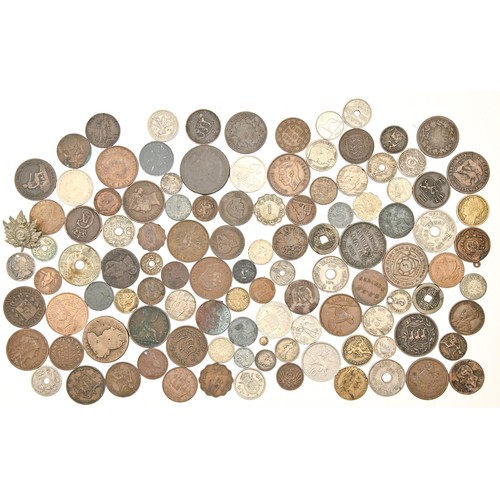 525 - Miscellaneous coins and token