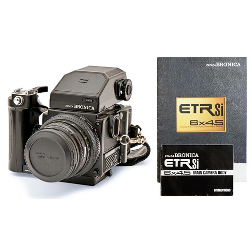 834 - A Zenza Bronica ETR Si medium format camera and maker's F2.8 75mm lens