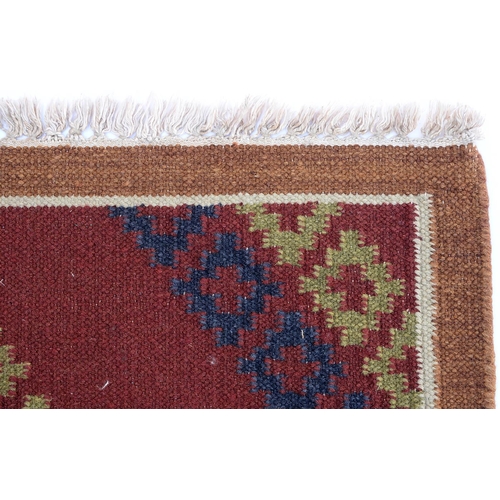 1146 - An Indian flatweave rug, 153-91cm