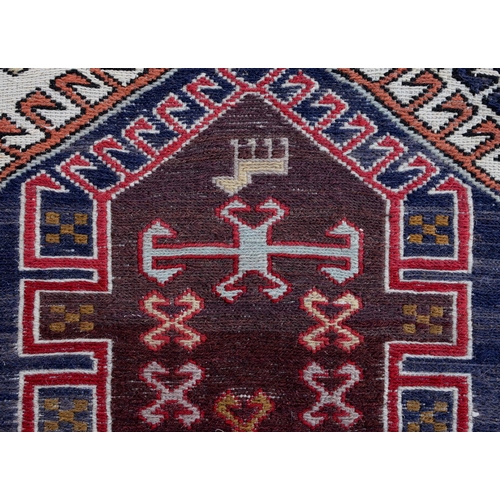 1149 - A Persian Sarouk flatweave rug,  190 x 120cm