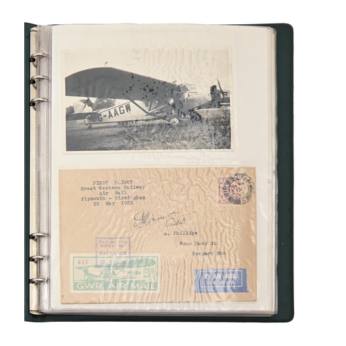 715 - Postal history. 28 first flight covers, including First UK Aerial Post 1911, several of the Great We... 