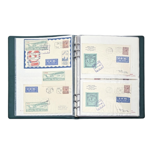 715 - Postal history. 28 first flight covers, including First UK Aerial Post 1911, several of the Great We... 