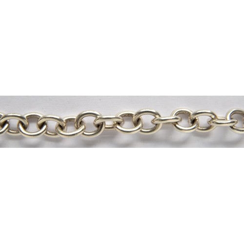 186 - A Tiffany & Co silver bracelet, 18.5cm l, maker's marks and 925, 42g