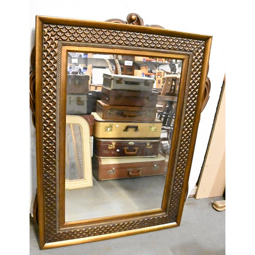 1358 - Five reproduction giltwood, cream painted and other mirrors, recent manufacture, 119 x 88cm and vari... 