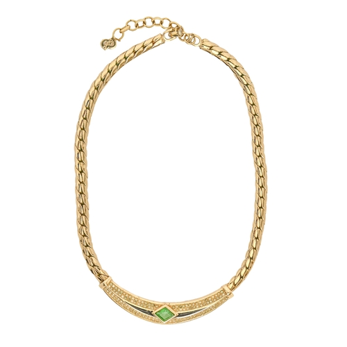 240 - Costume jewellery. A Christian Dior necklace, 44cm l