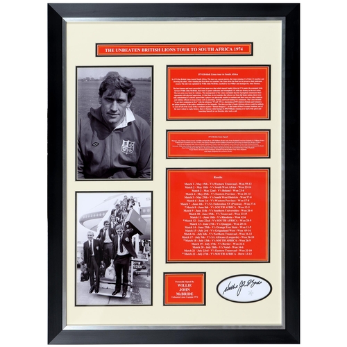 797 - Sporting memorabilia. Framed sets of photographs and signatures from the world of cricket, athletics... 