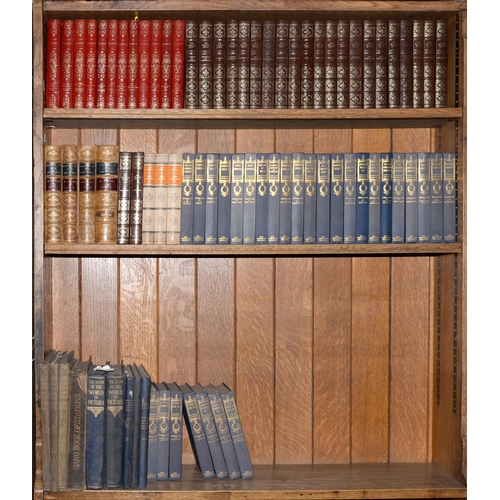 805 - Books. Miscellaneous general stock, including the Waverley editions of Dickens, 19th c and later dec... 