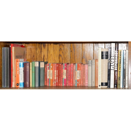 811 - Books. Ten shelves of general stock, including literature, vintage Penguin Classics paperbacks, refe... 