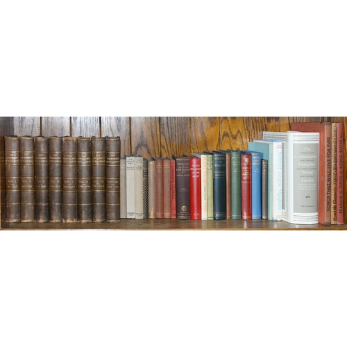 812 - Books. Five shelves of general stock, including Dickens (Charles), 20 volumes of works, London: Chap... 