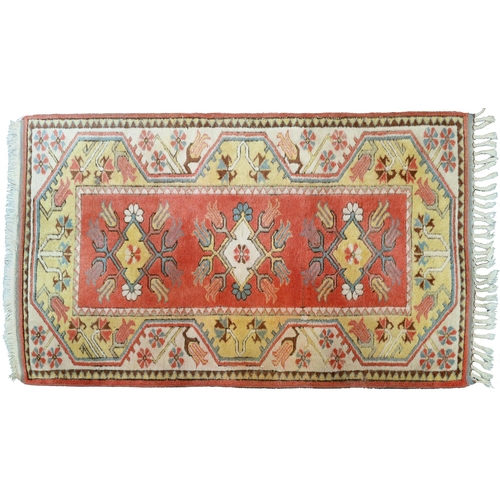 970 - A Turkish Melas rug, 132cm x 82cm