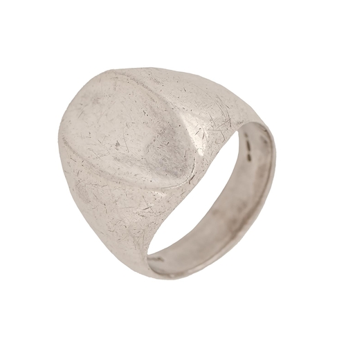 136 - A Danish silver ring, by Hans Hansen, maker's mark, import marked London 1969, 13.8g, size M... 