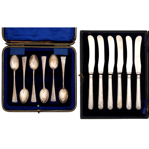 304 - A set of six George V silver coffee spoons, by Joseph Rodgers & Sons, Sheffield 1910, 2ozs 15dwt... 