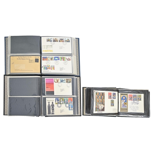 765 - Postage stamps. Great Britain, an extensive collection of first day covers, in nine binders... 