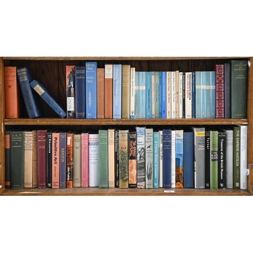 796 - Books. Eleven shelves of general stock, 20th c, fiction and non-fiction, various, mostly hardback, m... 