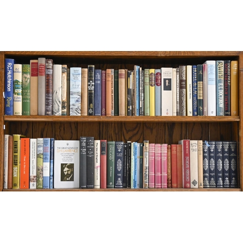 796 - Books. Eleven shelves of general stock, 20th c, fiction and non-fiction, various, mostly hardback, m... 