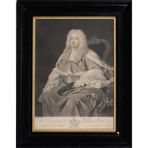 864 - John Smith (c.1652-c.1742) after Sir Godfrey Kneller (1646-1723) - Edward Montagu, Viscount Hinching... 