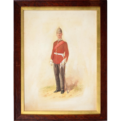 890 - Richard Simkin (1840-1926) – Uniforms of the British Army, four, all signed, three dated 1865, ’79 o... 