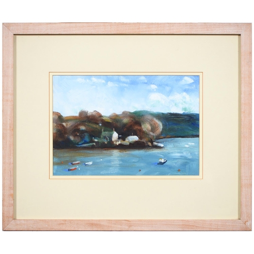 903 - Simon Dorrell (1961 - ) - Truro River Malpas, signed and dated MCMXCII, oil on paper, 20 x 29.5cm... 