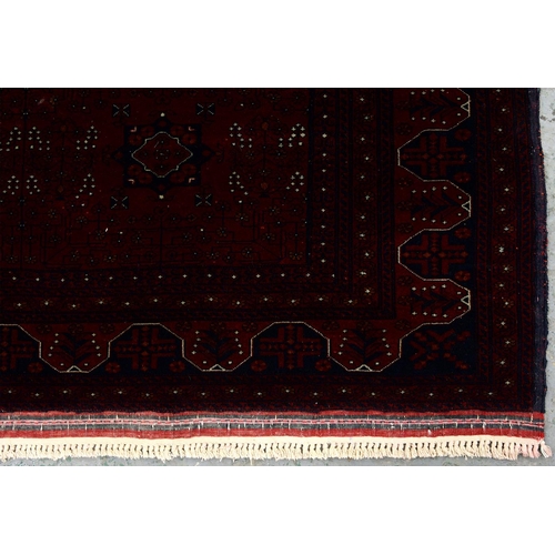 927 - Vintage fine Afghan rug, 193 x 151cm, 1950-60s